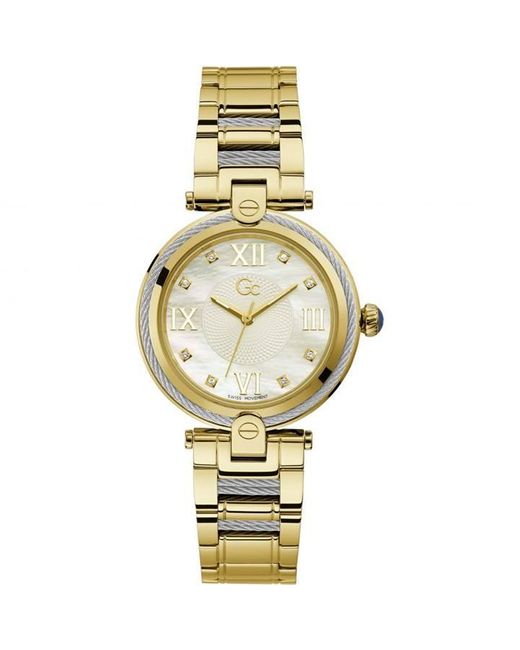 Gc Metallic Ladies Watches Fusion Cable Watch