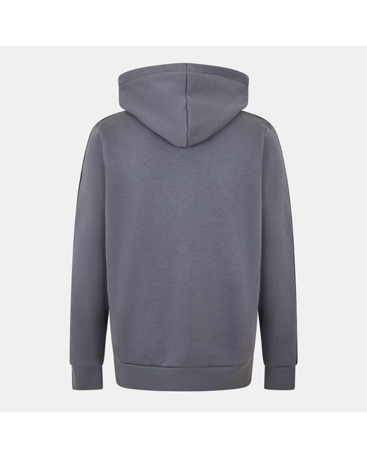 Under Armour Blue Icon Fleece Taping Hoodie for men