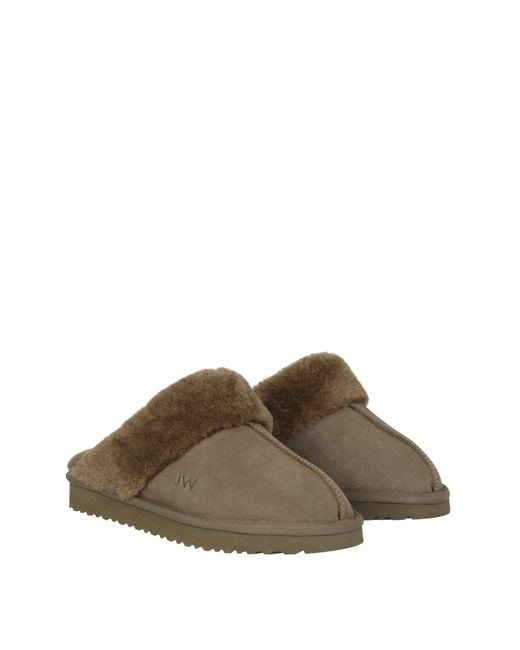 Jack Wills Brown Mule Slippers