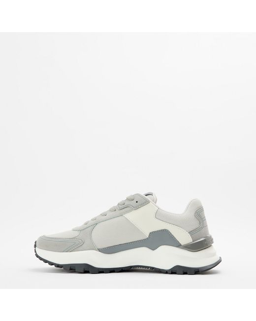 Android Homme White Multi-Material Chunky Trainers for men