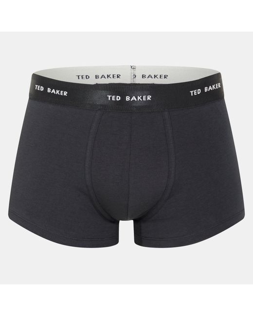 Ted Baker Blue Tb 3-Pack Logo Boxer Briefs for men