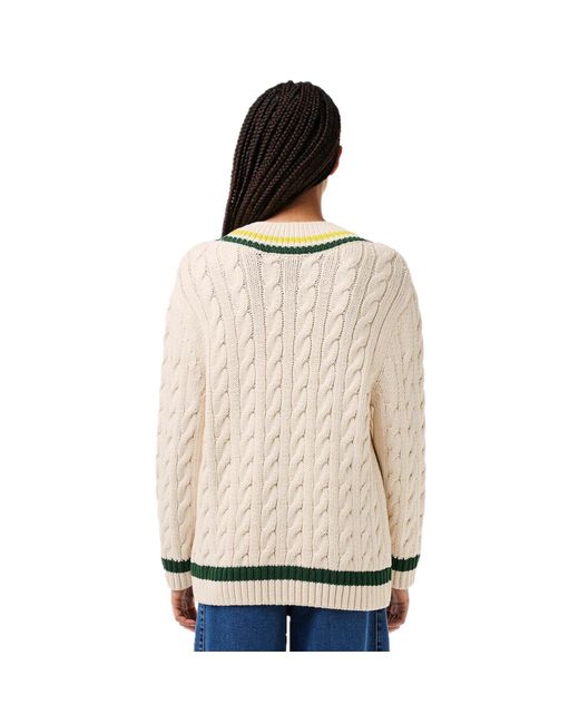 Lacoste Natural Crew Neck Jumper