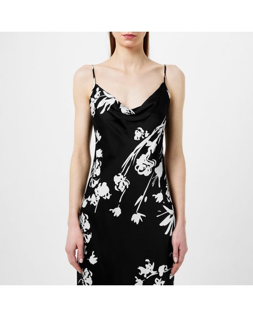 Marella Black Camisole Floral Dress