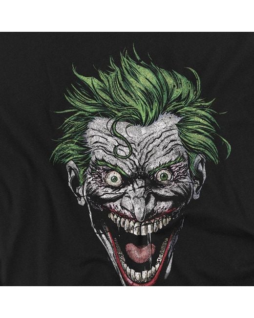 The Batman Black Joker Cotton T-Shirt for men