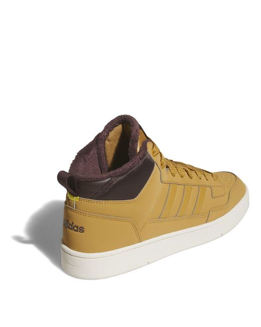 Adidas Brown Rcourt High-Top Trainers for men