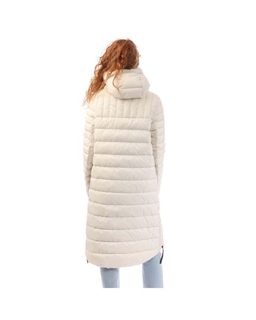 DKNY Natural Down Fill Hooded Quilted Puffer Coat