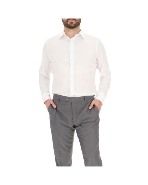 Scotch & Soda Gray Long-Sleeve Oxford Shirt for men