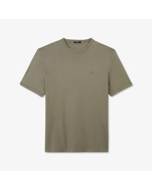 Eden Park Green Khaki Shortsleeved Tshirt for men