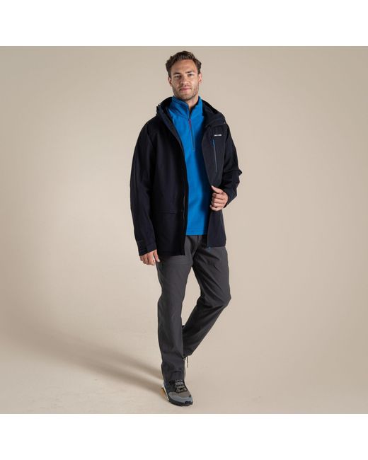 Craghoppers Blue Lorton Ii Waterproof Walking Walking Jacket for men