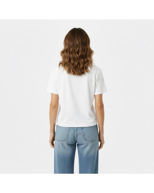 Tommy Hilfiger White Boxy Interl T-Shirt