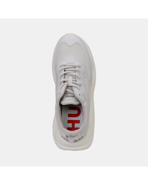 HUGO Gray Leon Runners for men