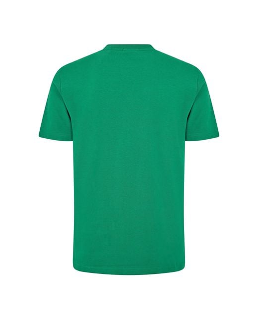 Boss Green T-Shirt With Logo Design Stretch Cotton for men