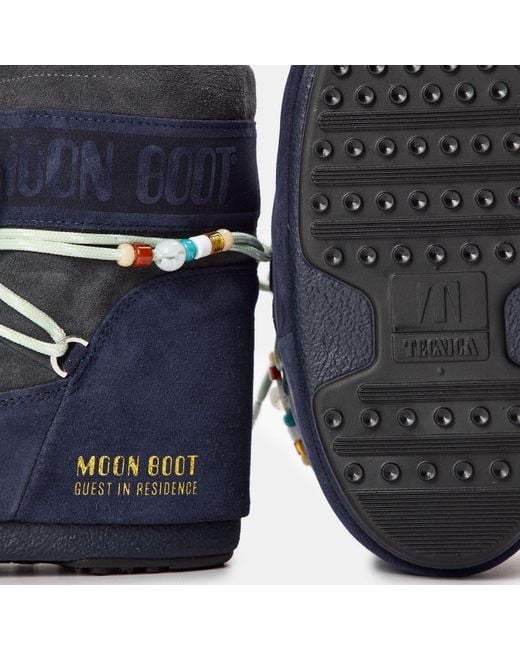 Moon Boot Blue Snow Boots