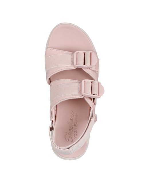 Skechers Pink Flat Sandals
