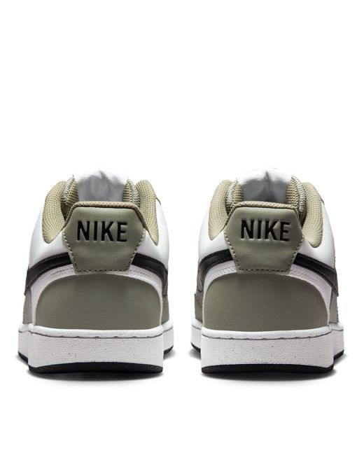 Nike Green Court Vision Low Trainers for men