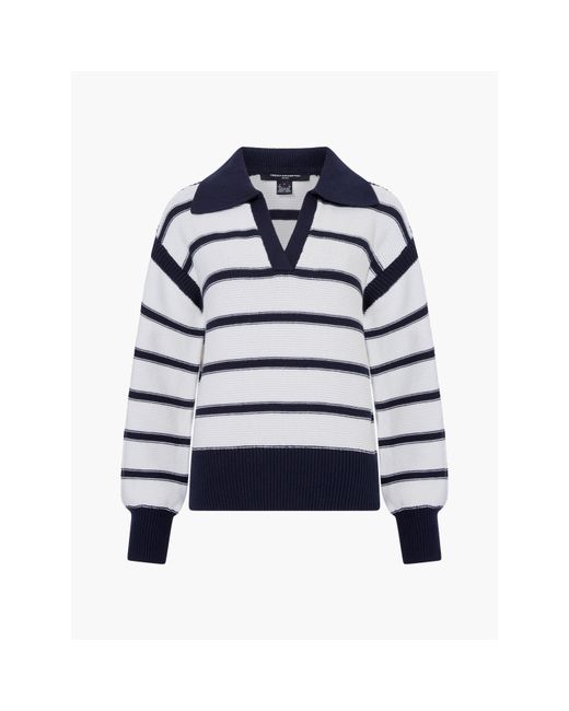 French Connection Blue Lily Soft Knit Crew Neck Jumper