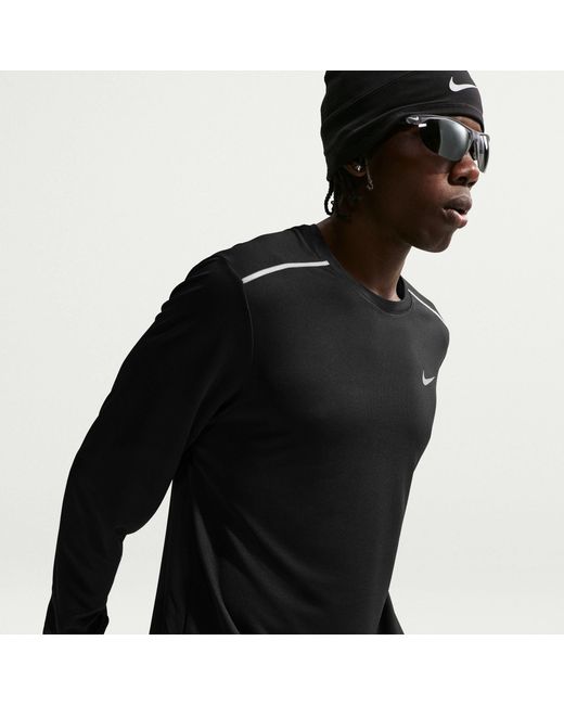 Nike Black Miler Ls Tee Sn64 for men