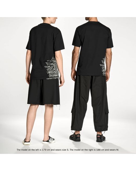 Y-3 Black Gfx T-Shirt for men