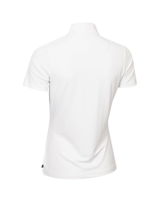 Calvin Klein White Ck Short-Sleeve Performance Polo Shirt