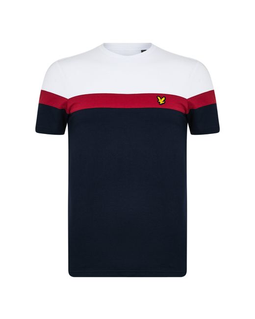 Lyle & Scott Blue Striped T Shirt 2 Pack for men