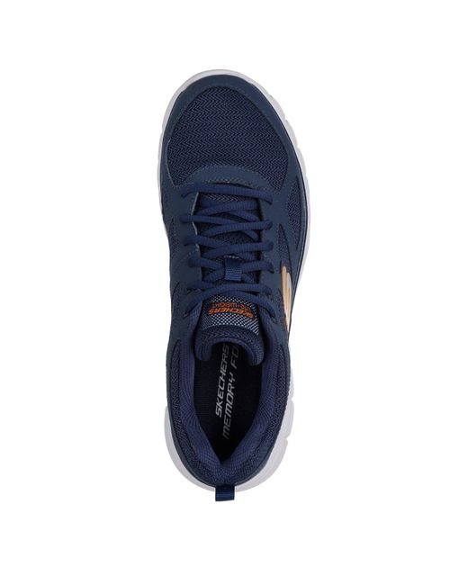 Skechers Blue Flex Burns Agoura Trainers for men