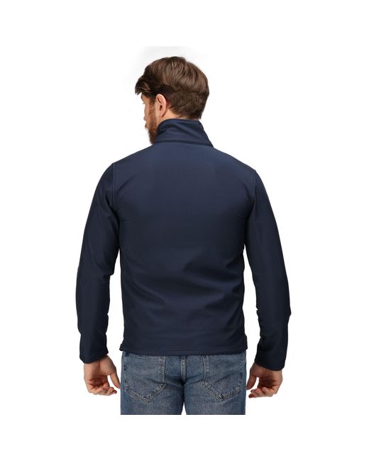 Regatta Blue Octagon Ii Printable 3 Layer Jacket for men