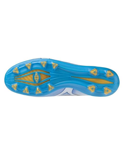 Mizuno Blue Alpha Elite Soft Ground Rugby Boots for men