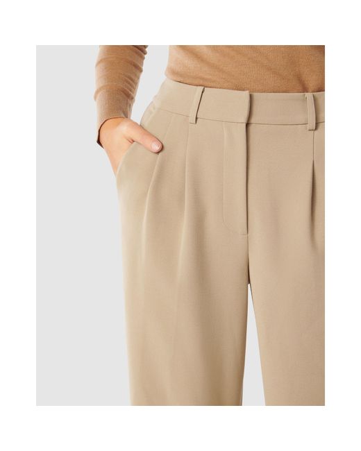 Forever New Natural Danielle Straight Leg Pants