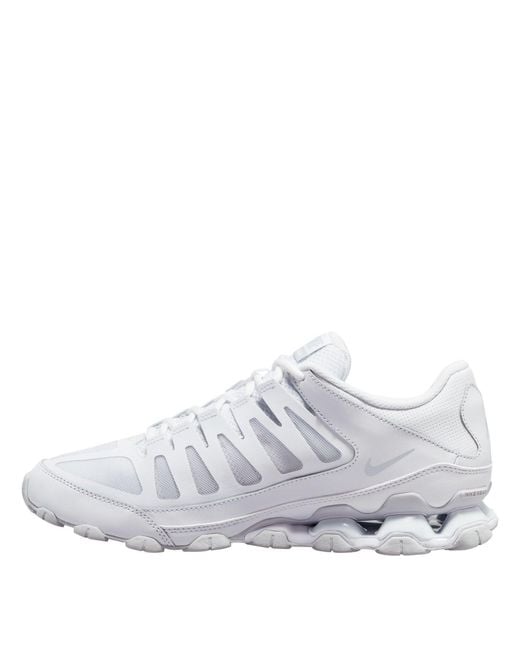 Nike White Reax 8 Tr Workout Shoes for men