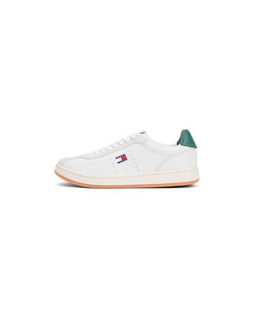Tommy Hilfiger White Court Trainers for men