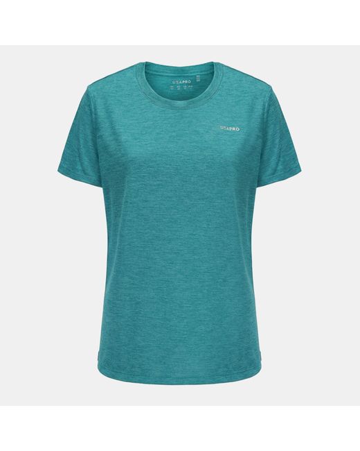 Usa Pro Blue Tech Crew Tee