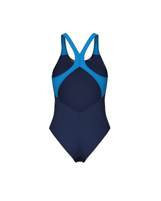 Arena Blue Dreamline V Back Swimsuit