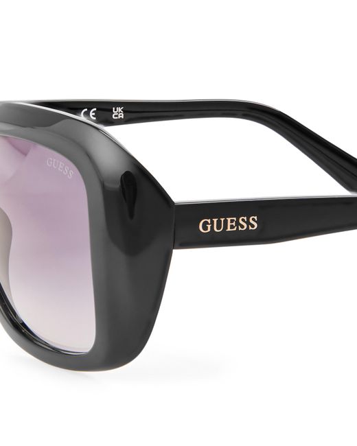 Guess Purple Square Sunglasses