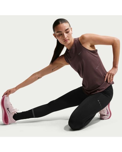 Nike Purple Swift Dri-Fit Running Tank Top