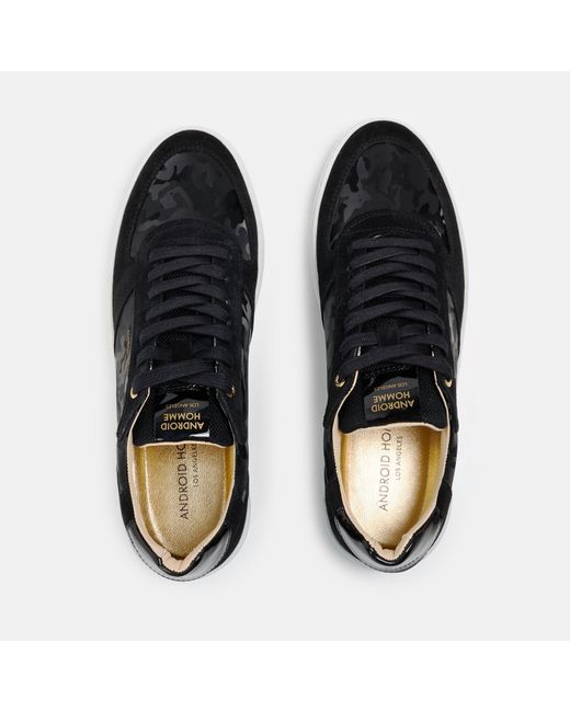 Android Homme Black Omega Camo Trainers for men