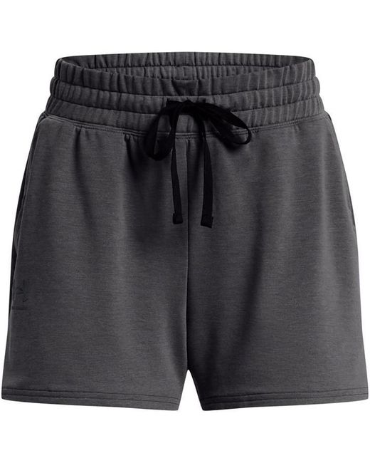 Under Armour Black S Rival Terry Shorts Grey Xxl