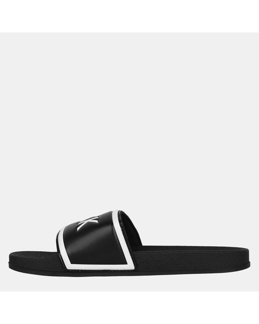 Jack Wills Black Jack Logo Sliders for men
