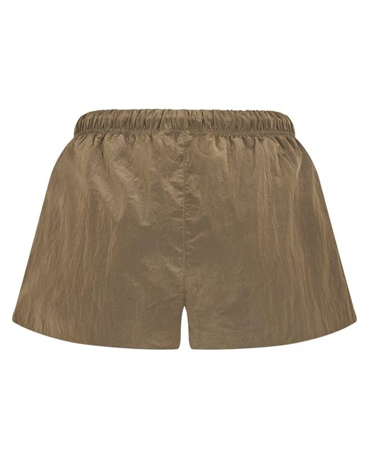 Fear Of God Green Running Fleece Jogger Shorts