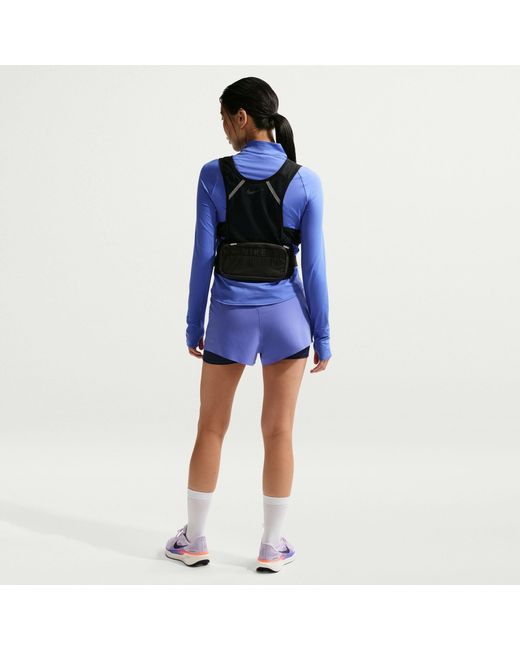 Nike Blue Swift Dri-Fit Uv 1/4-Zip Running Top