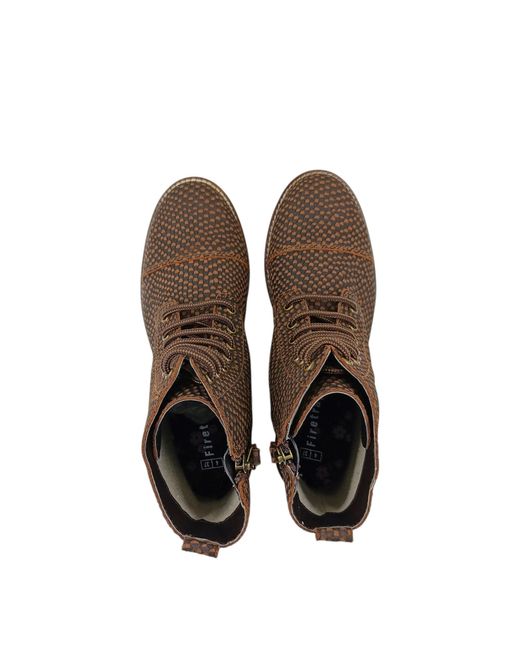 Firetrap Brown Lizzy Hiker Rugged Boots