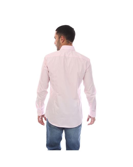 Boss Pink H-Hank-S-Kent-C1-232 Shirt for men