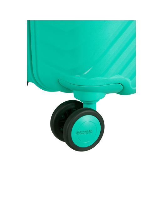 American Tourister Green Diablast Spinner 78X49X31/34Cm Exp Tsa Large Hard Suitcase