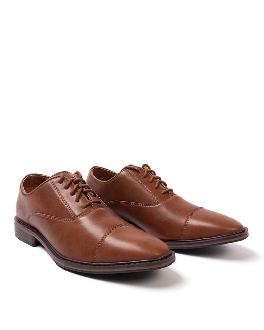 GIORGIO Brown Ford Derby Shoes for men