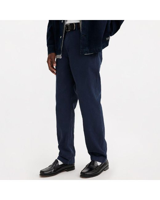 Levi's Blue Levi's Xx Chino Authentic Strt Washed for men