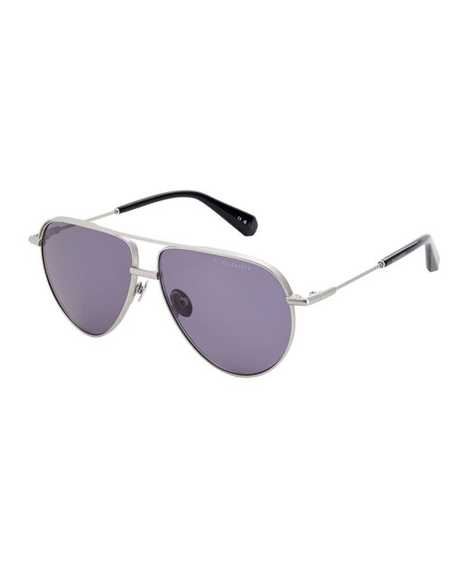 AllSaints Purple Aviator Sunglasses for men