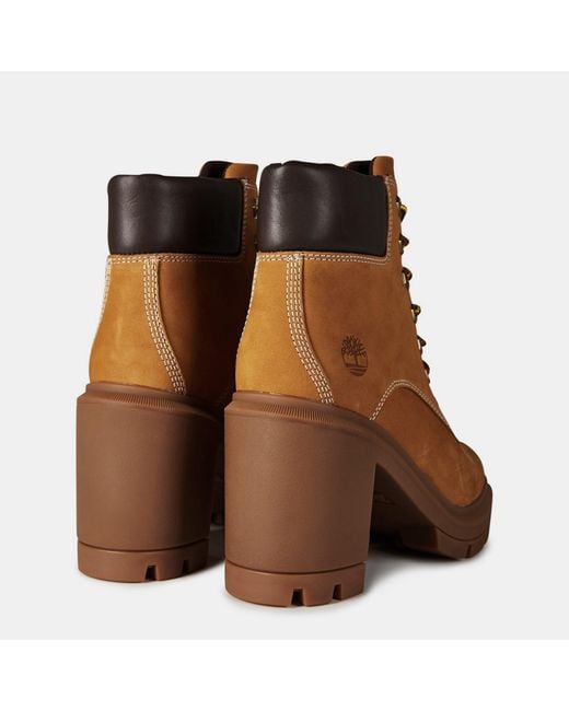 Timberland Brown Allington Lace-Up Heeled Boots