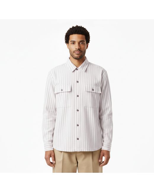 HUGO White Long Sleeve Patterned Shirt for men
