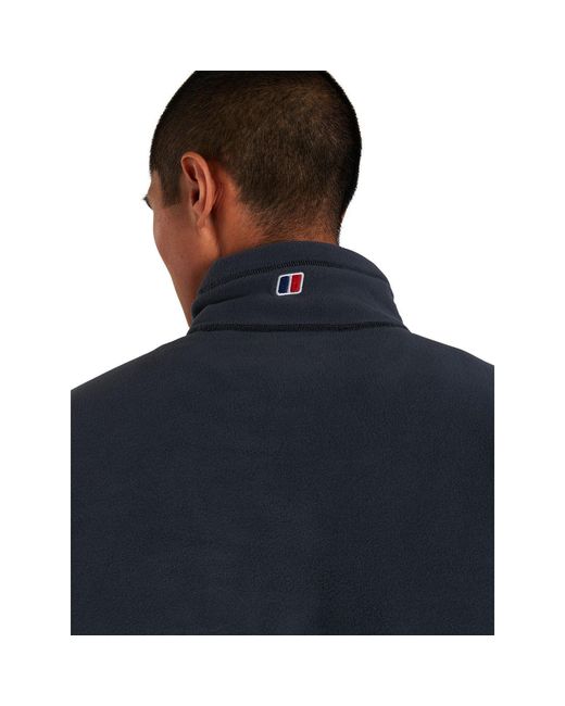 Berghaus Gray Prism Zip Fleece Top for men