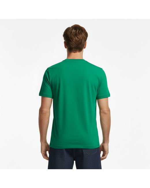 Boss Green T-Shirt With Logo Design Stretch Cotton for men