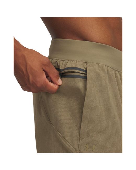 Under Armour Gray Vented Tapered Trousers for men